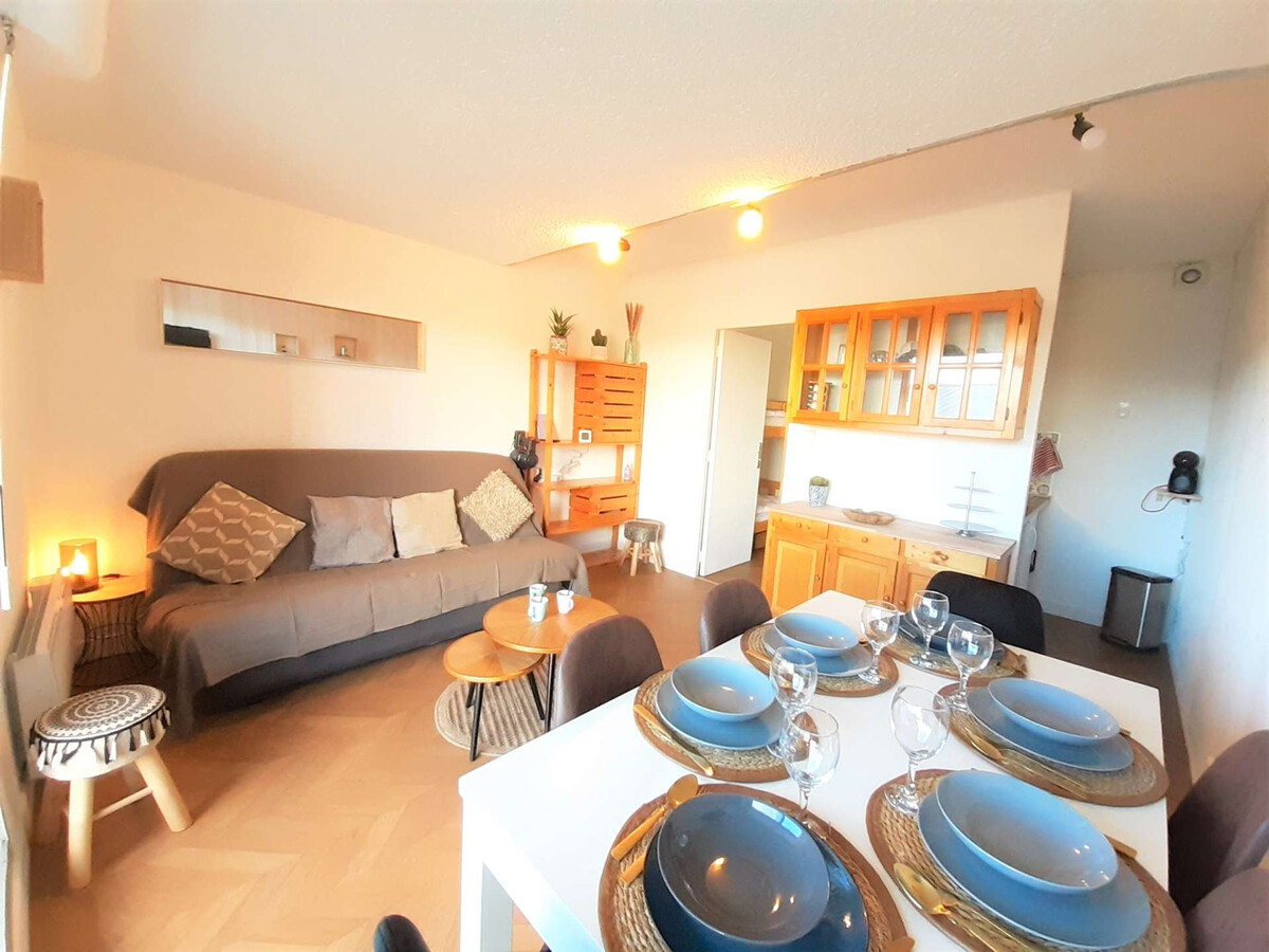 Studio cabine 6 pers avec balcon à 100m des pistes - Photo 3