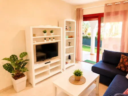 Appartement Palm-Mar : terrasse vue piscine, 3 bassins, 600m mer : photo 10
