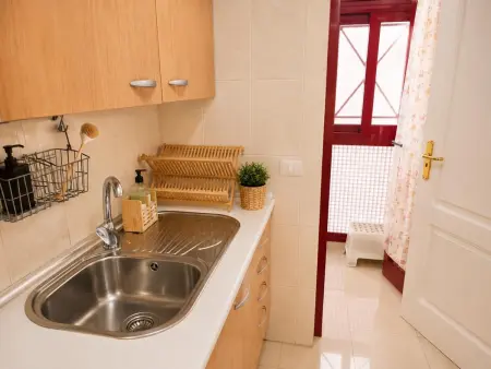 Appartement Palm-Mar : terrasse vue piscine, 3 bassins, 600m mer : photo 22