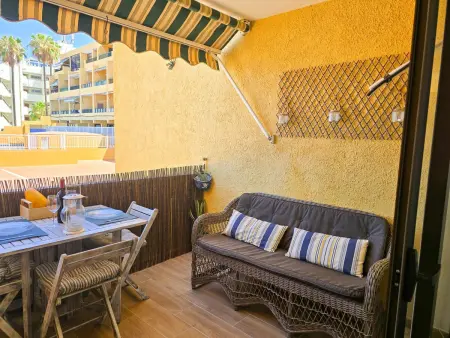 Appartement 2 pers. vue mer à Puerto Santiago, piscine salée - Photo 1