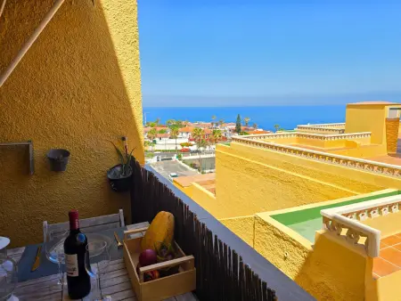 Appartement 2 pers. vue mer à Puerto Santiago, piscine salée - Photo 7