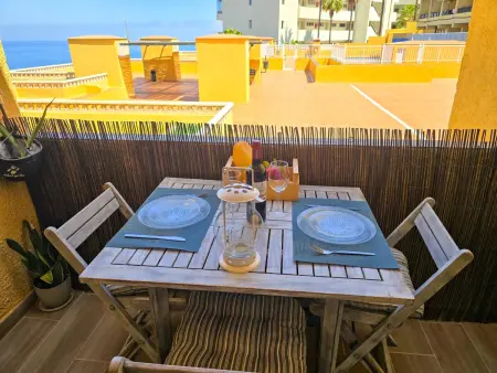 Appartement 2 pers. vue mer à Puerto Santiago, piscine salée - Photo 8