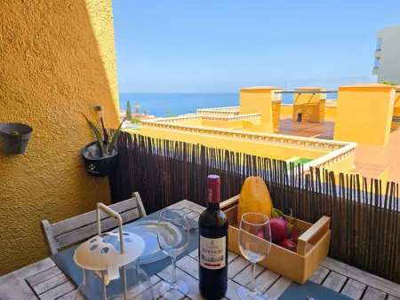 Appartement 2 pers. vue mer à Puerto Santiago, piscine salée - Photo 9