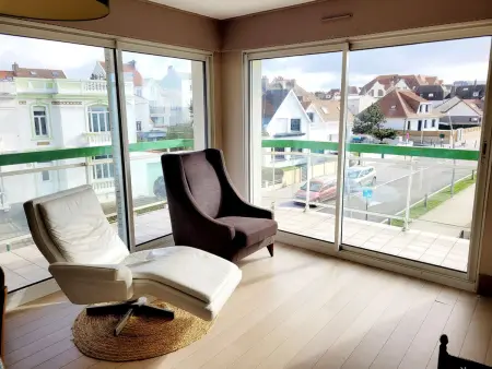 Appartement 2 chambres balcon sud face mer à Wimereux : photo 3