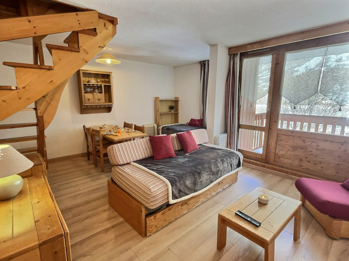Studio mezzanine 42m² 6 pers., parking couvert à Val-d'Isère - Photo 1