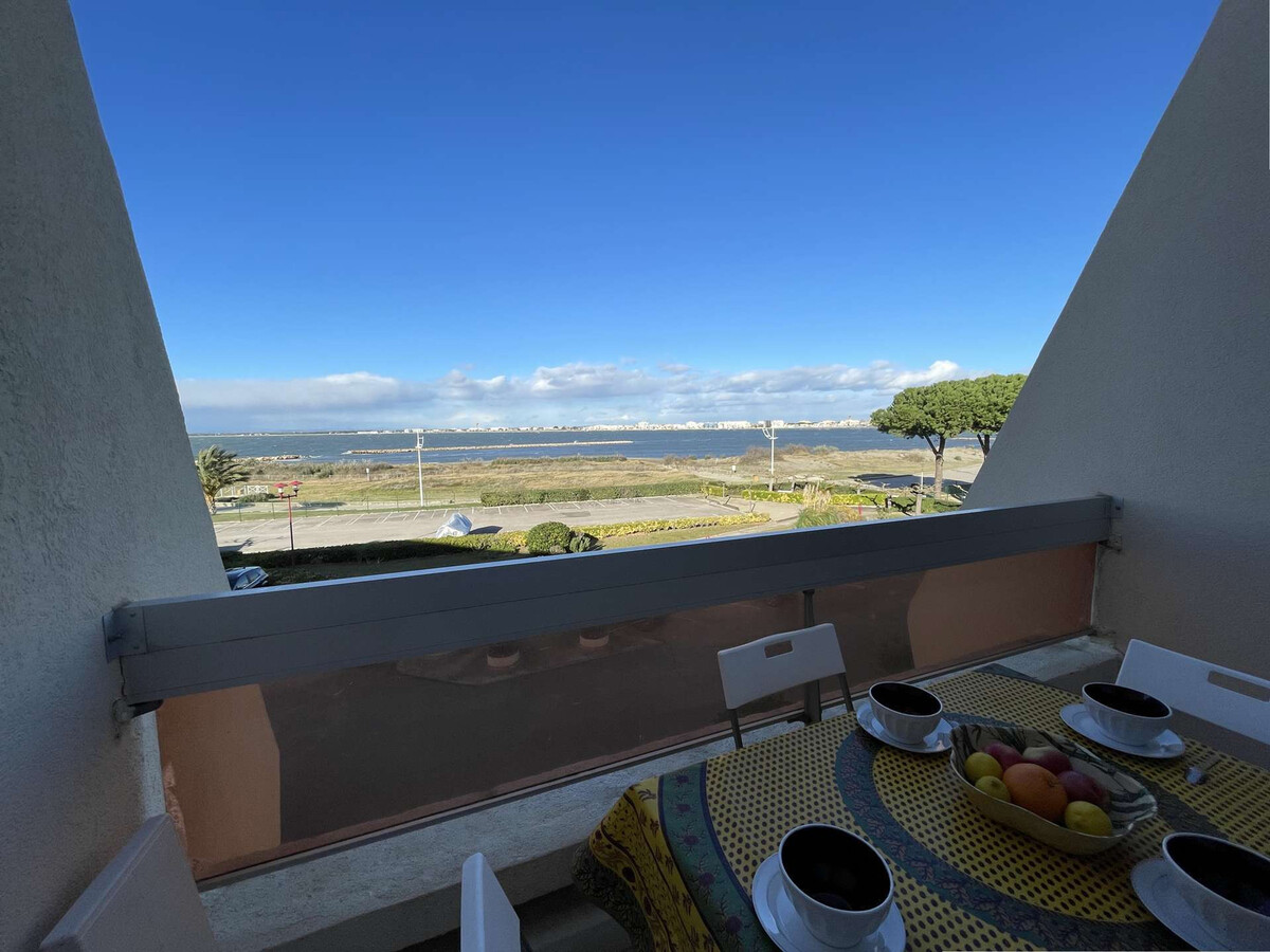 Studio 4 pers Port Camargue, balcon vue mer, parking - Photo 3