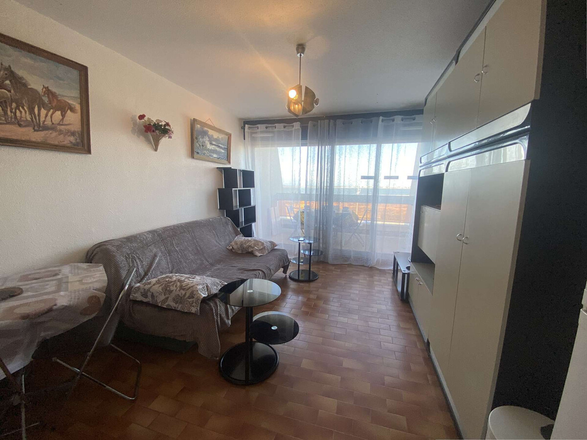 Studio 4 pers Port Camargue, balcon vue mer, parking - Photo 5