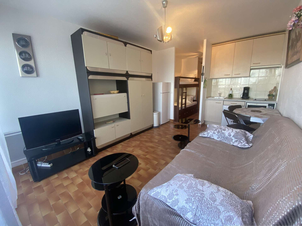 Studio 4 pers Port Camargue, balcon vue mer, parking - Photo 6