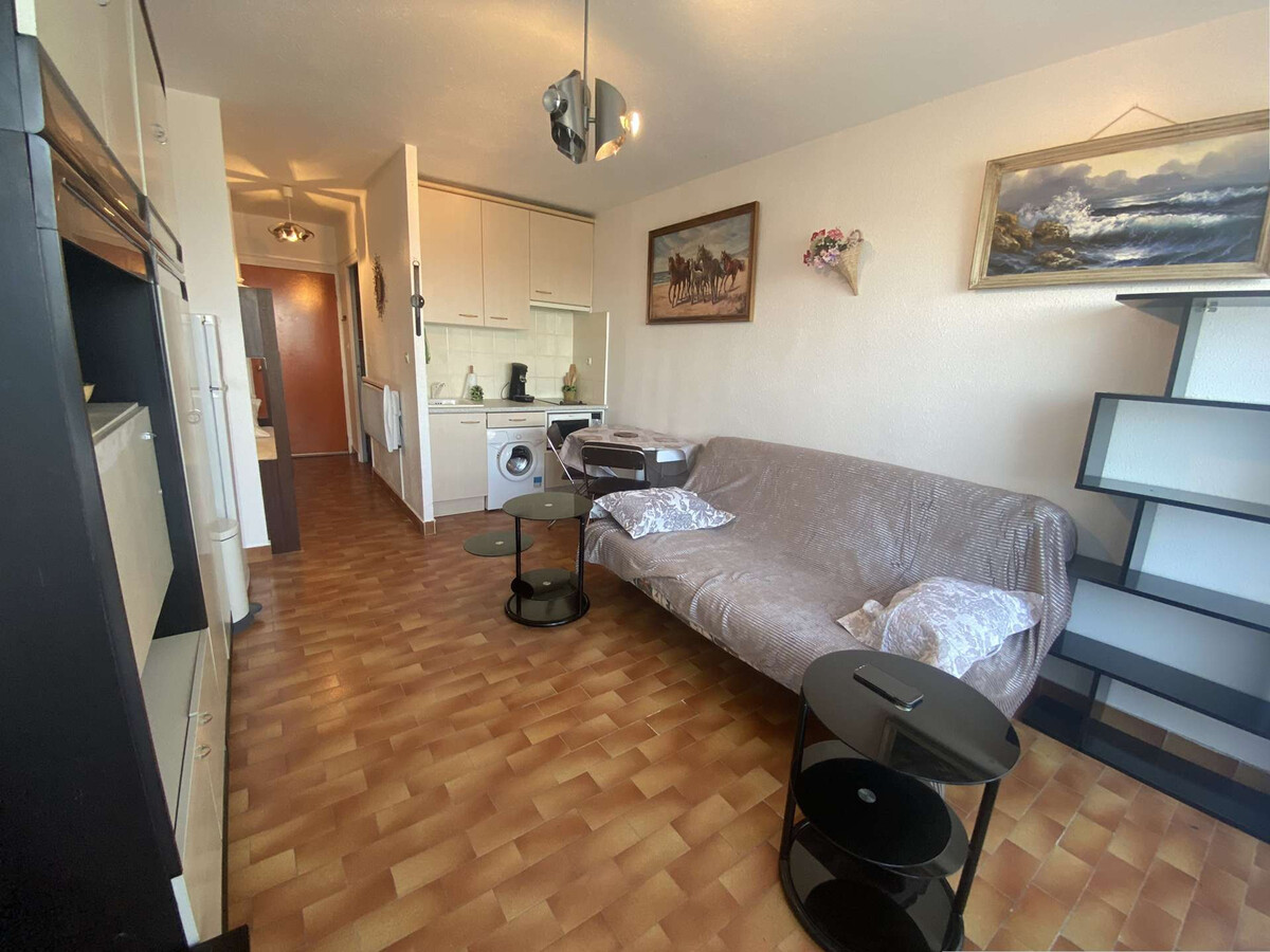 Studio 4 pers Port Camargue, balcon vue mer, parking - Photo 8