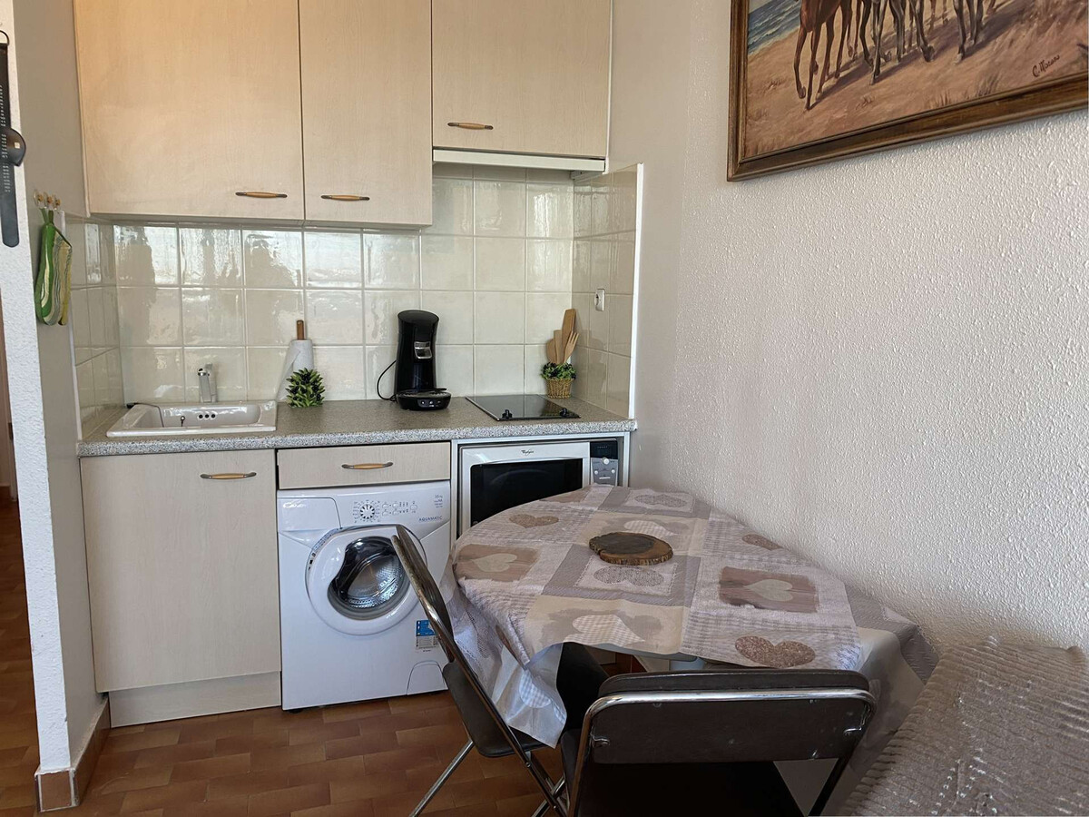 Studio 4 pers Port Camargue, balcon vue mer, parking - Photo 9
