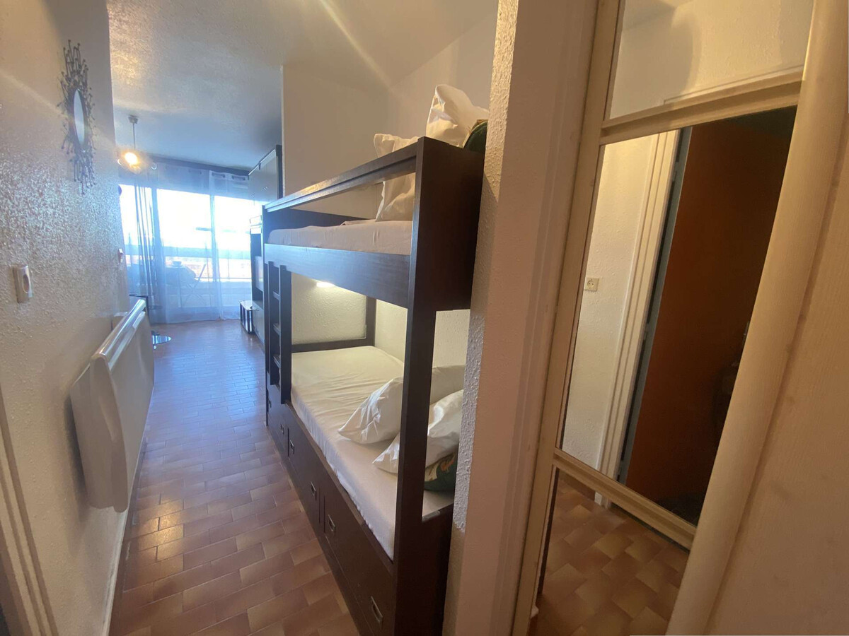 Studio 4 pers Port Camargue, balcon vue mer, parking - Photo 13