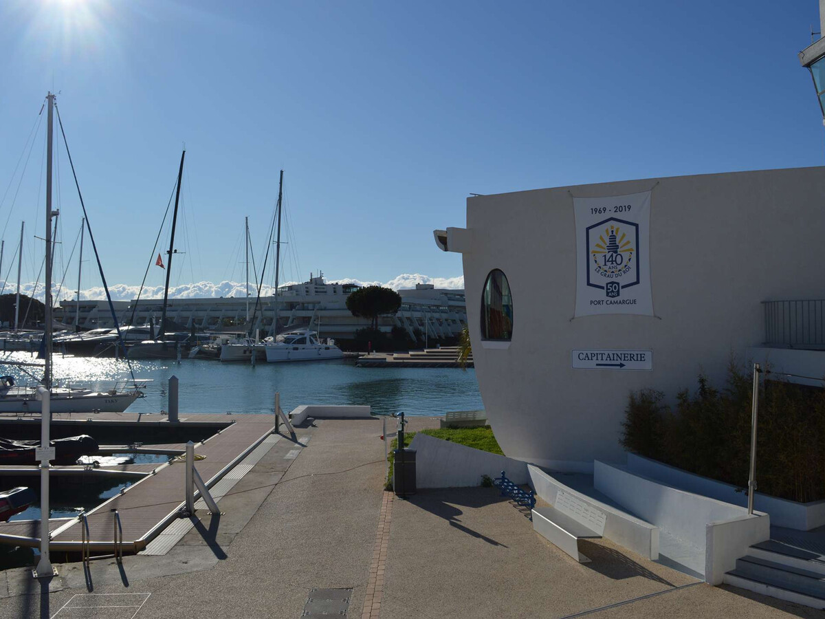 Studio 4 pers Port Camargue, balcon vue mer, parking - Photo 19