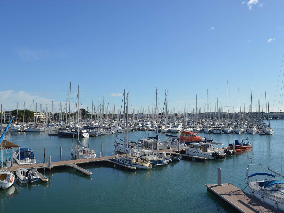Studio 4 pers Port Camargue, balcon vue mer, parking - Photo 21