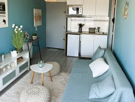 T2 lumineux 7e étage, garage et piscine à Sète : photo 3