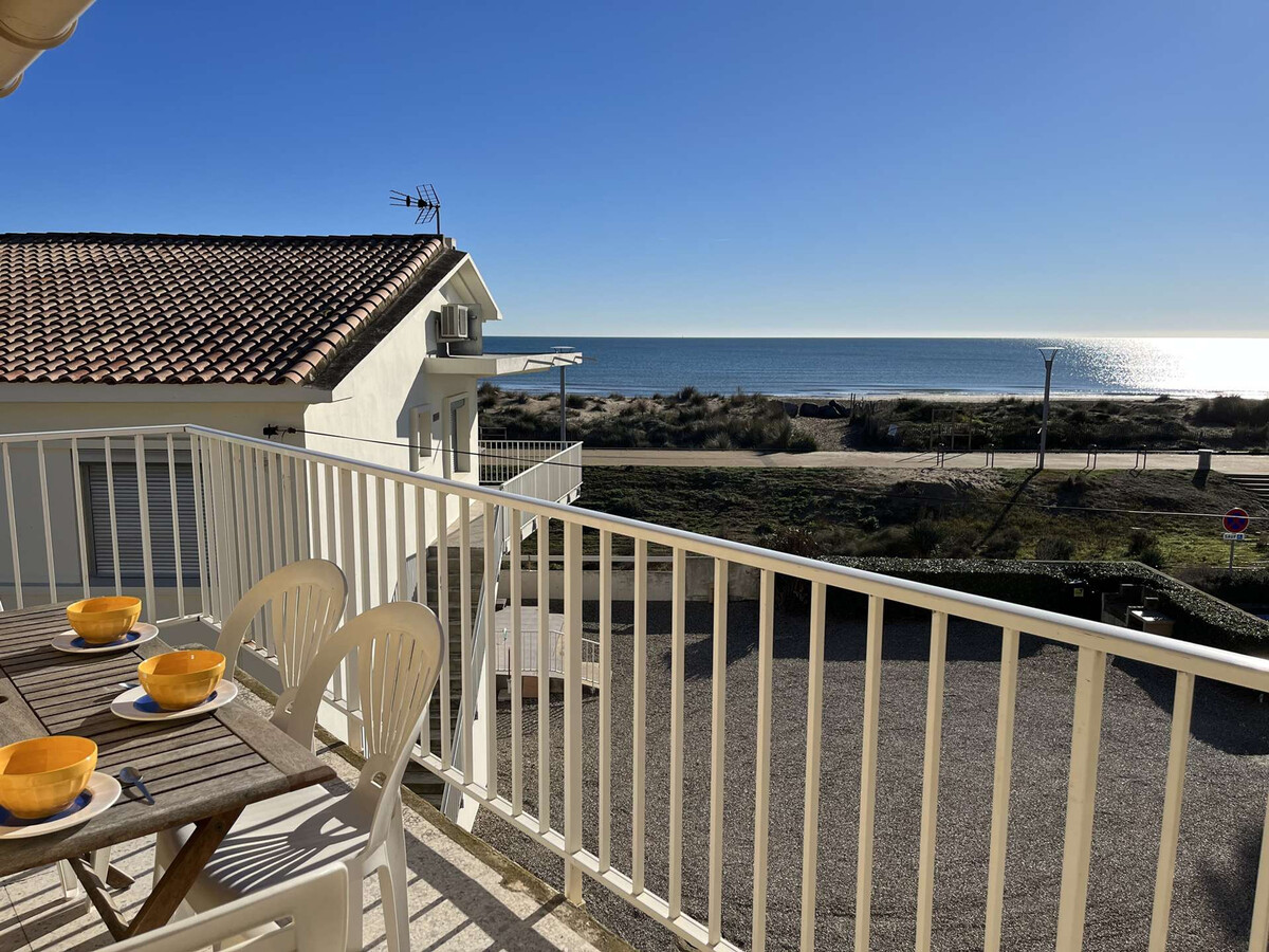 Appartement vue mer à Marseillan-Plage, terrasse et parking - Photo 10