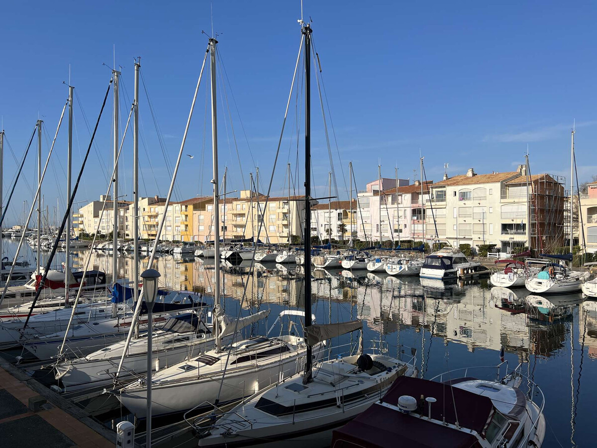 Studio cabine 4 pers. parking, animaux acceptés à Cap d'Agde - Photo 1