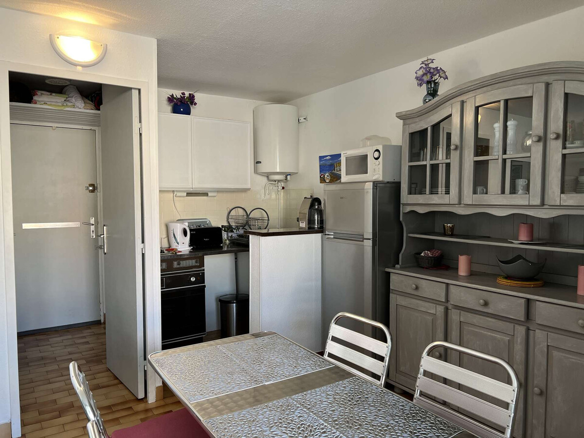 Studio cabine 4 pers. parking, animaux acceptés à Cap d'Agde - Photo 3