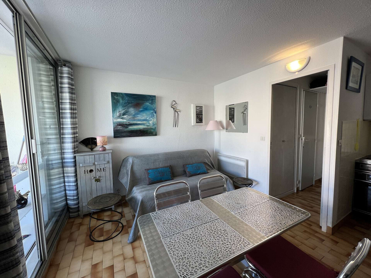 Studio cabine 4 pers. parking, animaux acceptés à Cap d'Agde - Photo 5