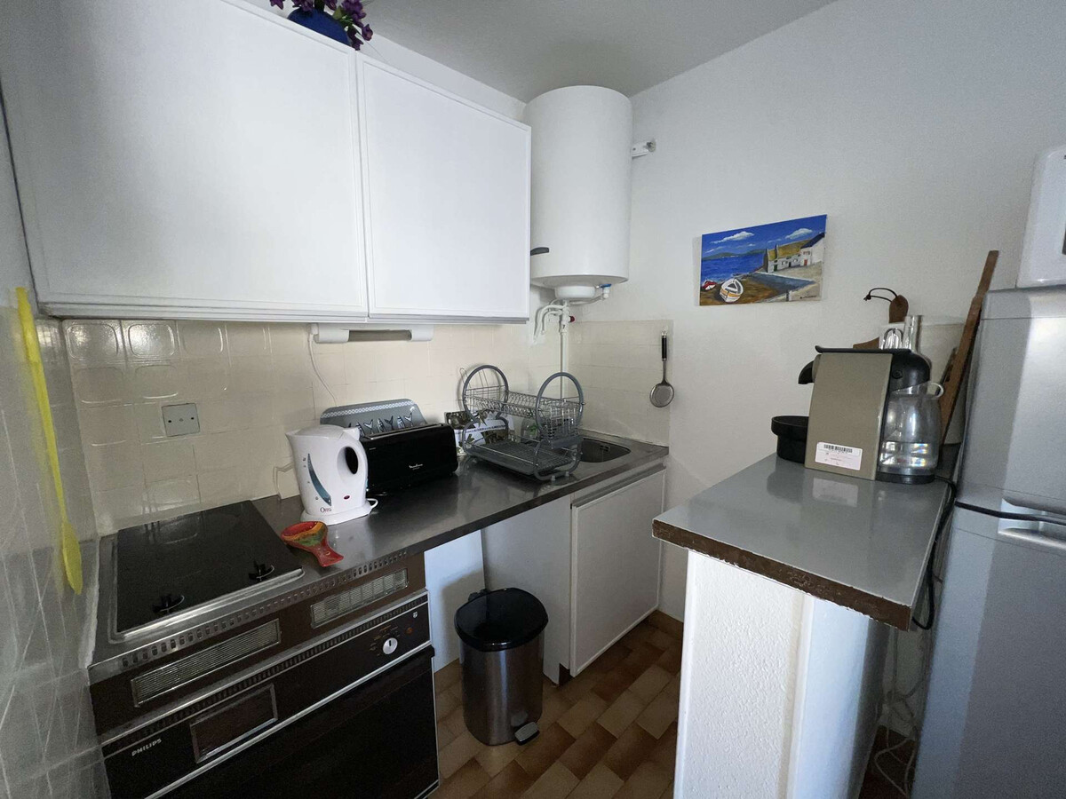 Studio cabine 4 pers. parking, animaux acceptés à Cap d'Agde - Photo 7