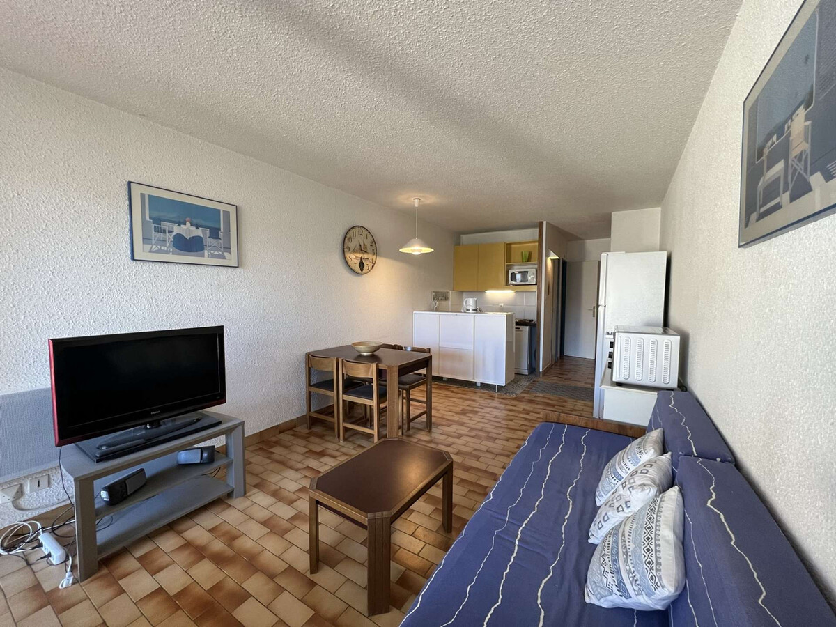Studio cabine 4 pers. au Cap d'Agde, parking et piscine - Photo 5
