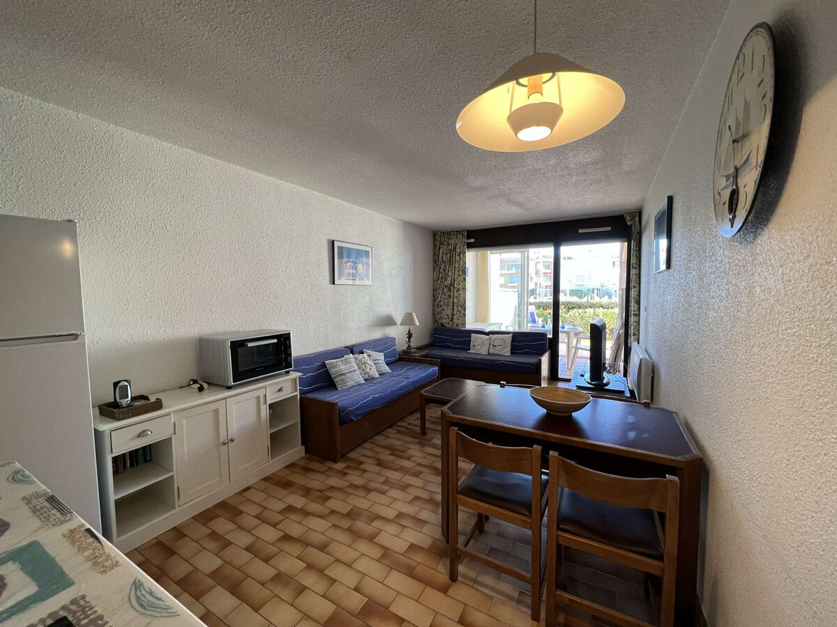 Studio cabine 4 pers. au Cap d'Agde, parking et piscine - Photo 6