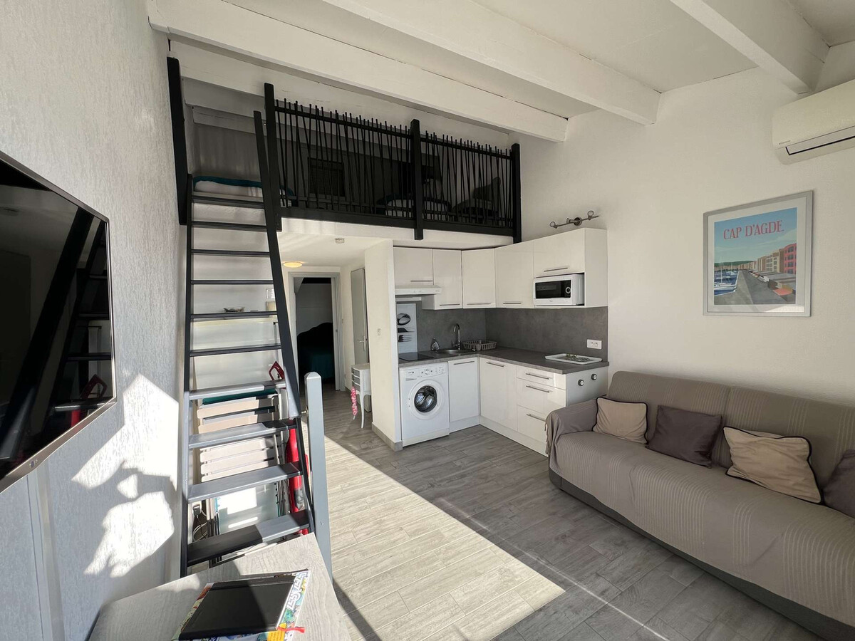 T2 climatisé avec terrasse et box privé à Cap d'Agde - Photo 4
