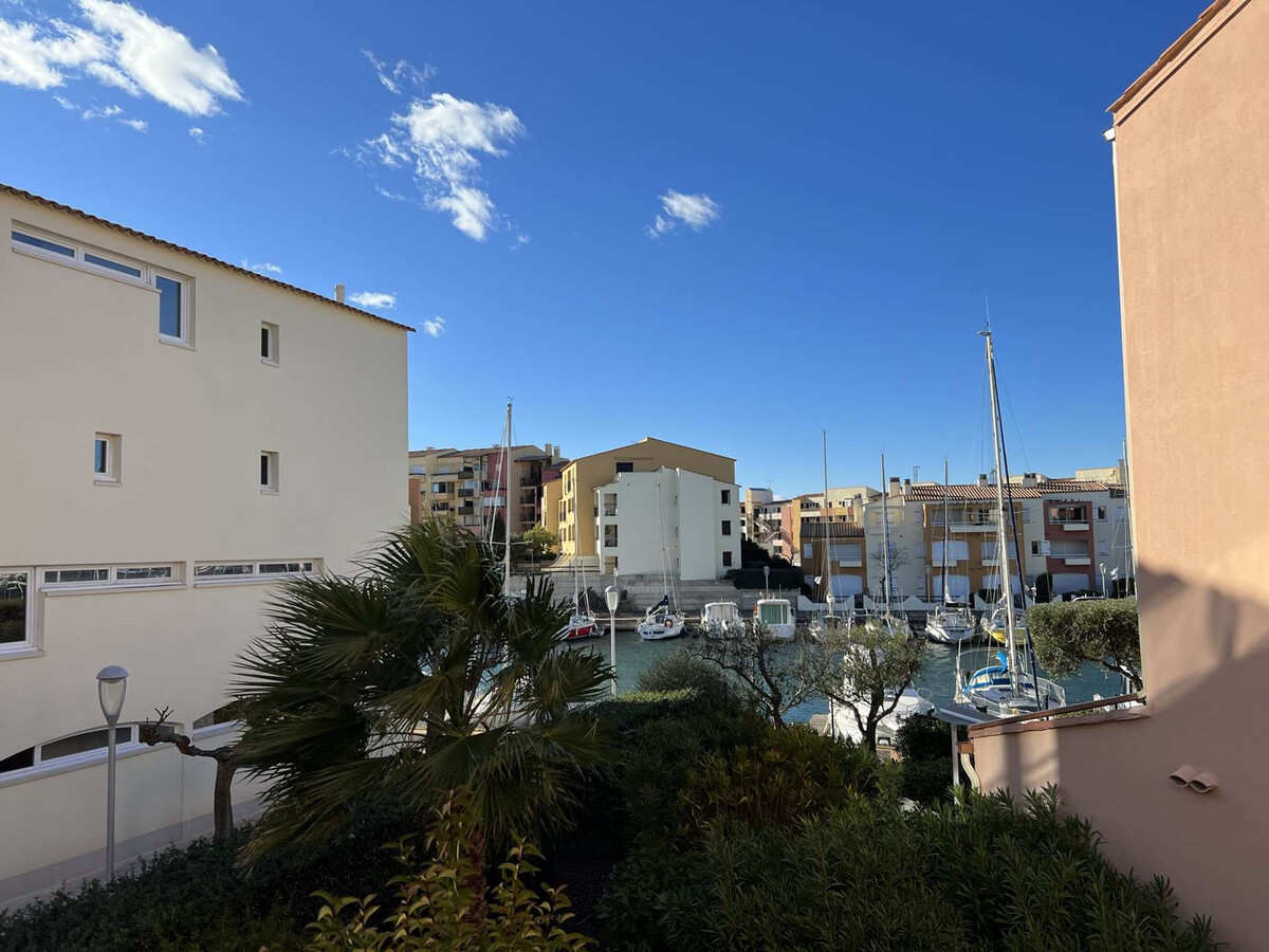 Studio cabine 4 pers. à Cap d'Agde, piscine et parking - Photo 13