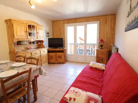 Location appartement à Les Gets, Appartement 6 personnes avec balcon, cœur du vieux village, proche remontées mécaniques et commerces