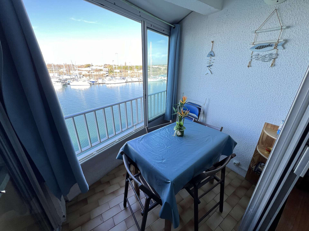 Studio cabine 4 pers. parking, animaux, vue port - Photo 2