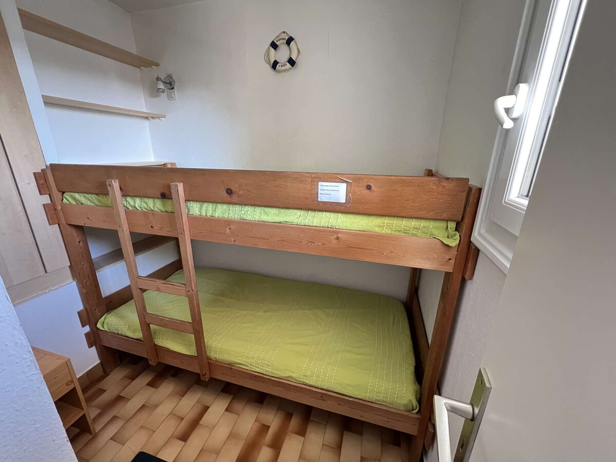 Studio cabine 4 pers. parking, animaux, vue port - Photo 11