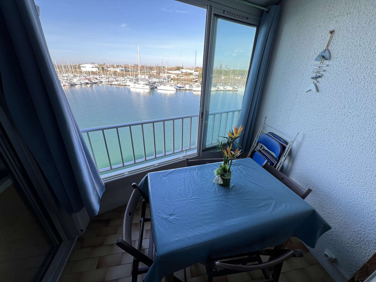 Studio cabine 4 pers. parking, animaux, vue port - Photo 13