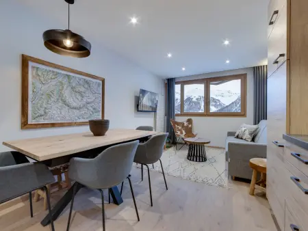 Location appartement à Val d'Isère, Appartement rénové au pied des pistes, animaux admis