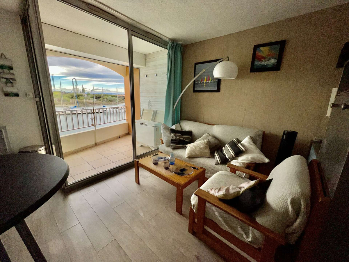 Studio Cabine Vue Port à Cap d'Agde, Parking Privé - Photo 2