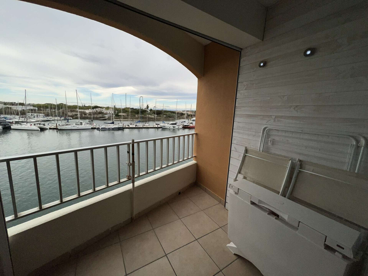 Studio Cabine Vue Port à Cap d'Agde, Parking Privé - Photo 12