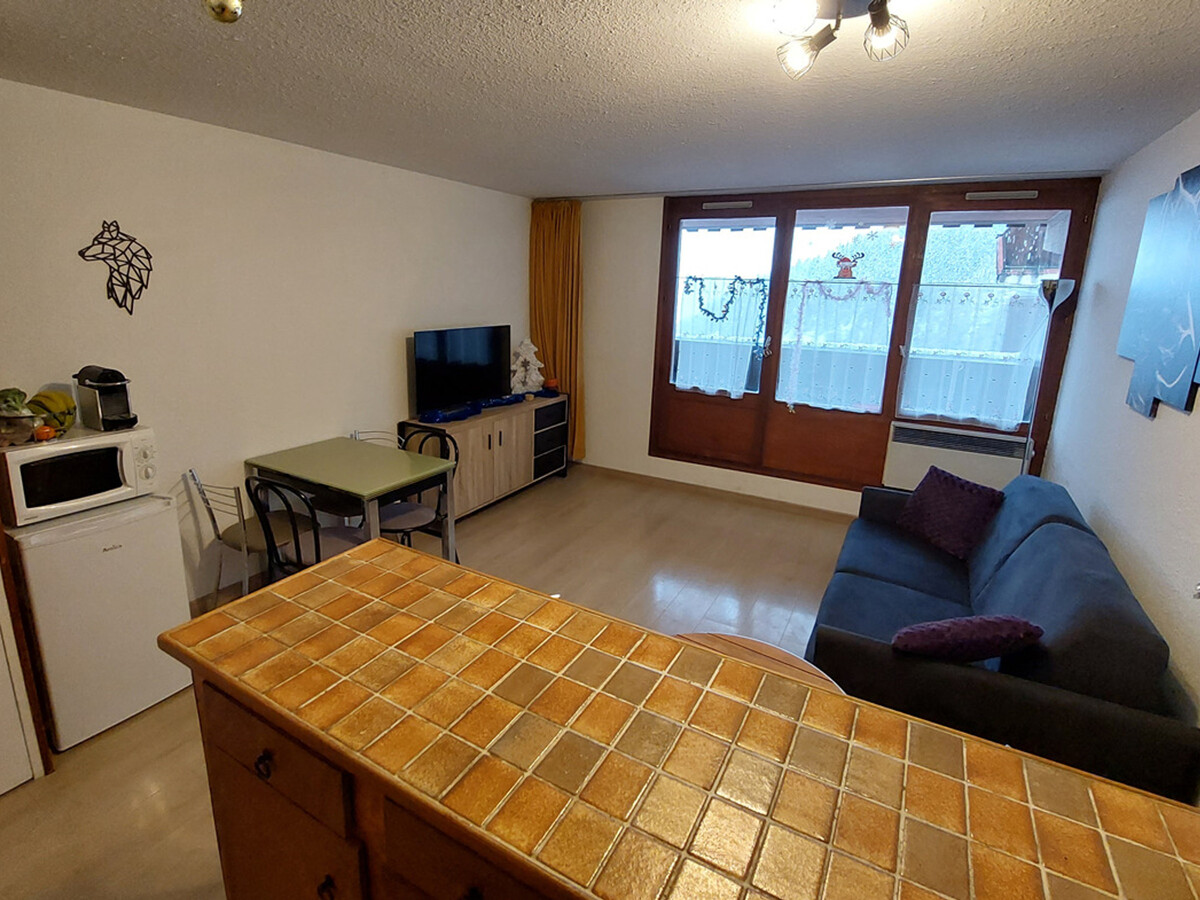 Studio 28 m² Pra-Loup, balcon Sud-Est et canapé convertible - Photo 10