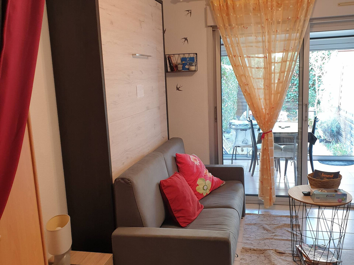Studio rez-jardin Balaruc-les-Bains, parking + animaux - Photo 1