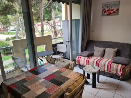 Location appartement à Balaruc les Bains, Petit T2 avec balcon, animaux admis, climatisation