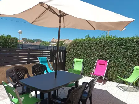 Location appartement à Valras Plage, T2 Cabine avec Terrasse et Parking, 4 pers