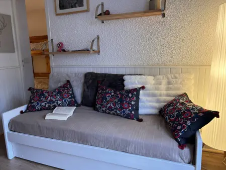 Studio cabine au pied des pistes à Risoul, 4 couchages, animaux acceptés : photo 10