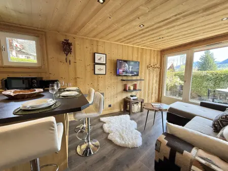 Studio cabine 4 pers à Praz-sur-Arly, 300m du village : photo 6