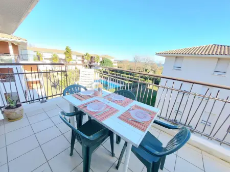 Appartement 2 pièces accès plage et piscine partagée à Marseillan-Plage : photo 2