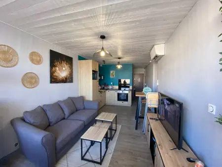 Location appartement à Port Leucate, Appart 3 Pièces avec Clim pour 4 pers, Face Port à Port Leucate