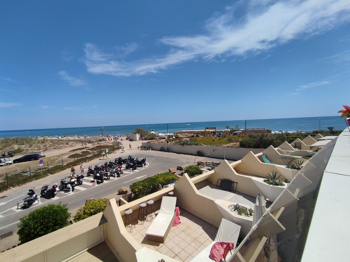Studio climatisé vue mer, terrasse 12m², Cap d'Agde - Photo 3