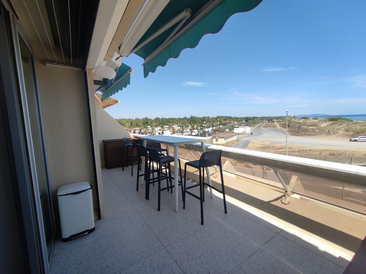 Studio climatisé vue mer, terrasse 12m², Cap d'Agde - Photo 4