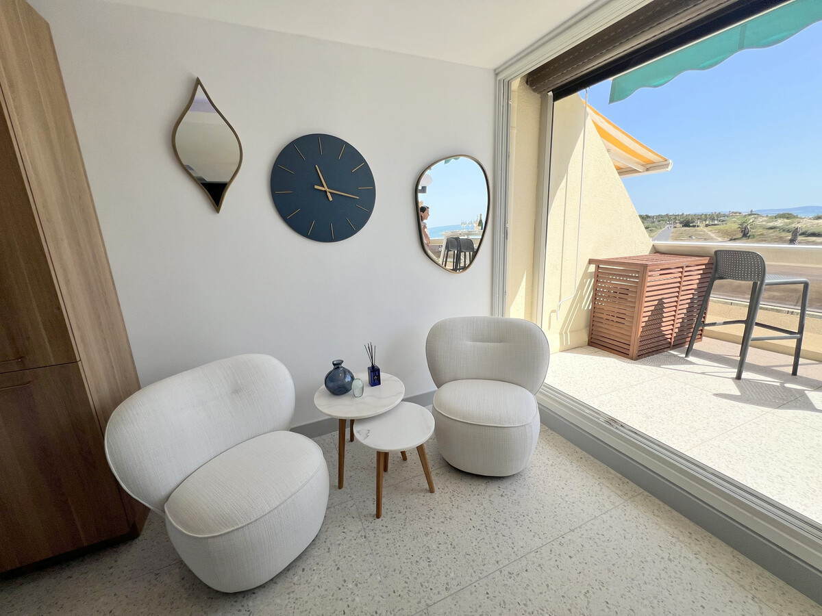 Studio climatisé vue mer, terrasse 12m², Cap d'Agde - Photo 13