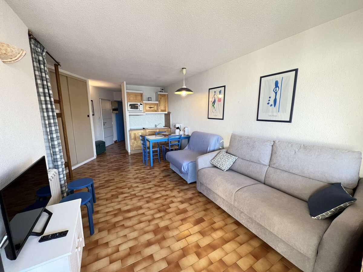 Studio cabine 4 pers. avec piscine et parking à Cap d'Agde - Photo 2
