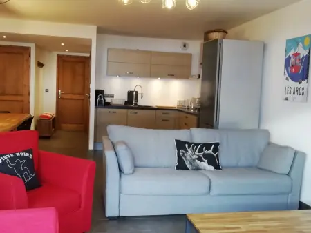 Appartement 4 pièces 6 pers, balcon Sud, cheminée à Bourg-Saint-Maurice : photo 2