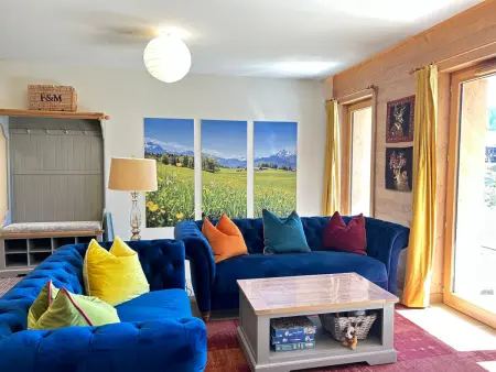 Appartement 3 chambres Les Gets, jardin 76m², centre village : photo 3