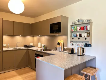 Appartement 3 chambres Les Gets, jardin 76m², centre village : photo 4