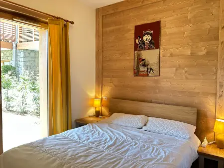 Appartement 3 chambres Les Gets, jardin 76m², centre village : photo 6